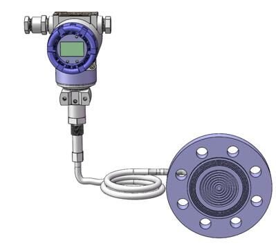 Diaphragm seal system pressure transmitters 1