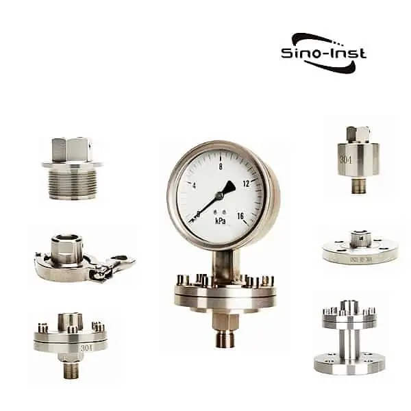 Diaphragm pressure gauge