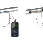 SI-2000H handheld ultrasonic flow meter install