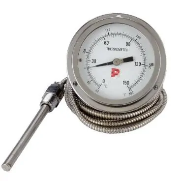 SI-DTM HVAC Digital Remote Reading Thermometer with Threaded Connection