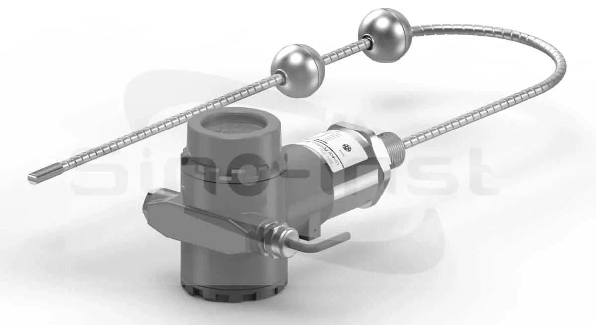 Magnetostrictive level transmitter with Local Digital Display 