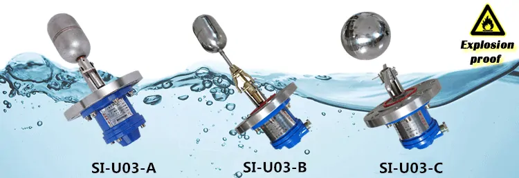 Types of SI-U03 Float Switch Water Level Controller
