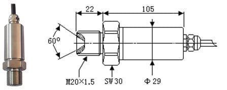 SI-702W Ultra High Pressure Sensor