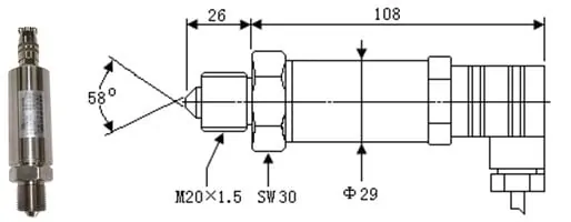 SI-702Z Ultra High Pressure Sensor