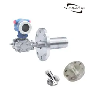Molten Salt Level Measurement: 565 °C CSP, Solar / Chloride / Fluoride Service 3 Extended Diaphragm Seal DP Level Transmitter