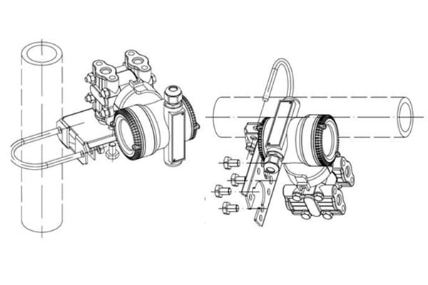 Where to install differential pressure transmitter