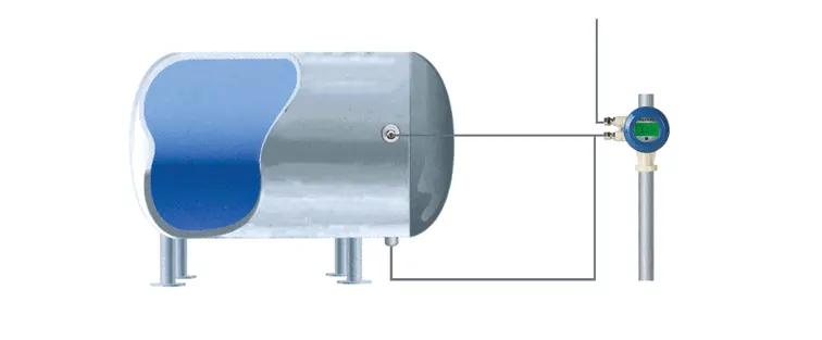 Installation of Ultrasonic Tank Level Sensor in Horizontal Tank