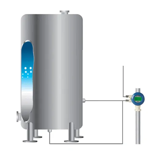 Installation of Ultrasonic Tank Level Sensor in Vertical Tank