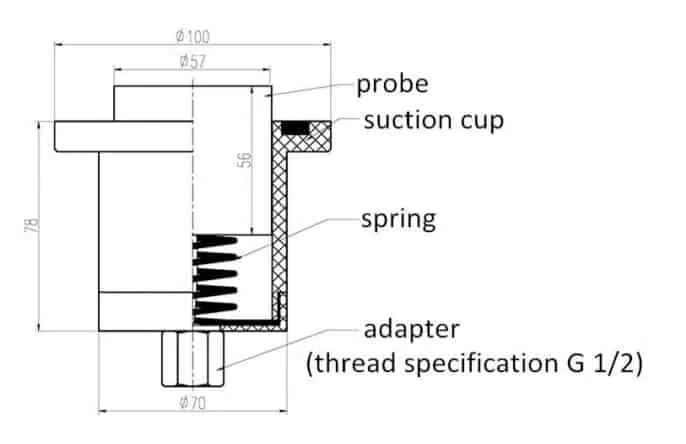 Ultrasonic tank level bottom sensor