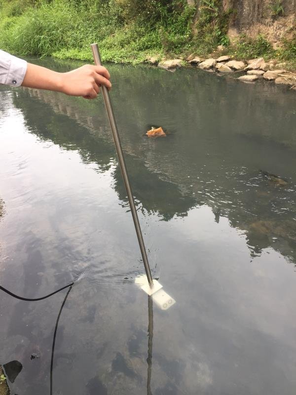 Portable Doppler Flow Meter to measure open channel flow 2