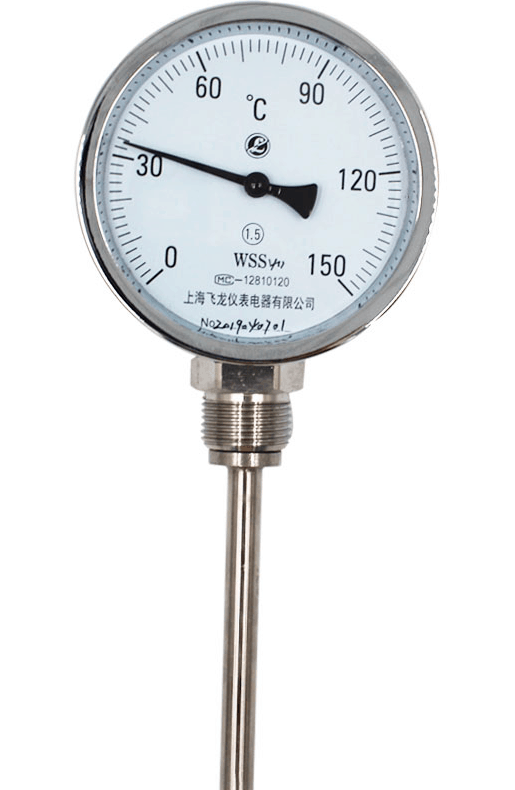 Bottom-Connected-100mm-Dia-Bimetal-Bimetallic-Temperature-Thermometer