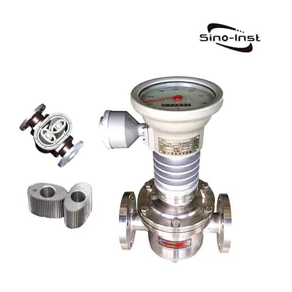 High Temperature Oval Gear Flow Meter - heating oil flow meter- Bitumen - Paraffin