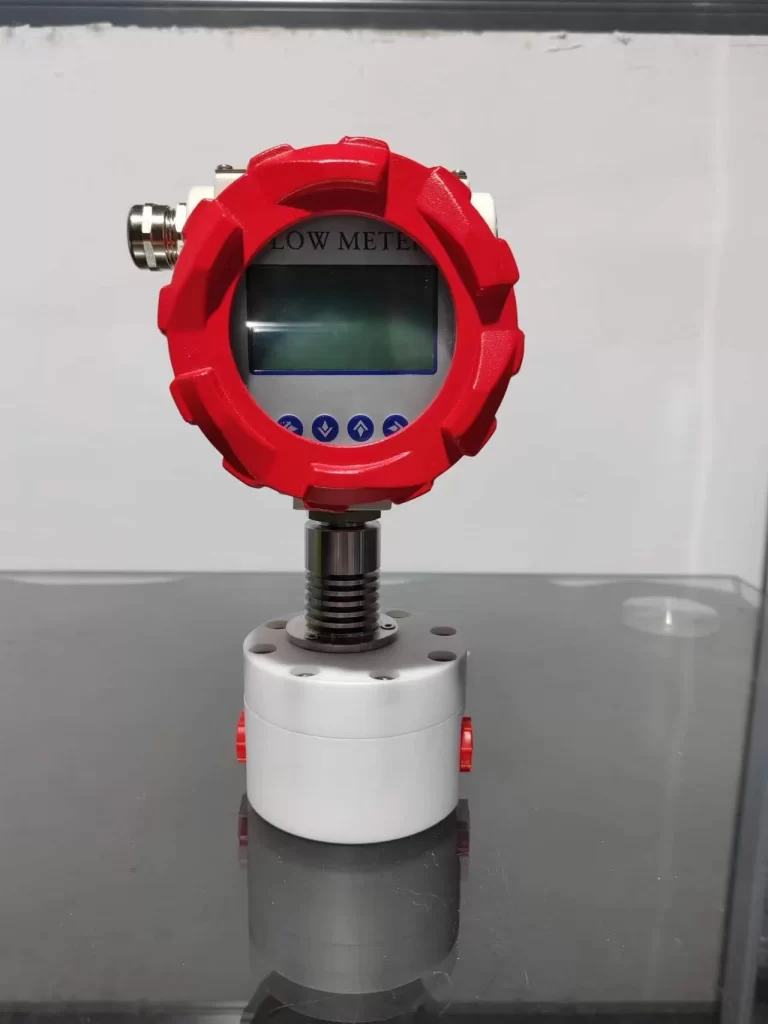 Gear flow meter PTFE corrosion resistant 2