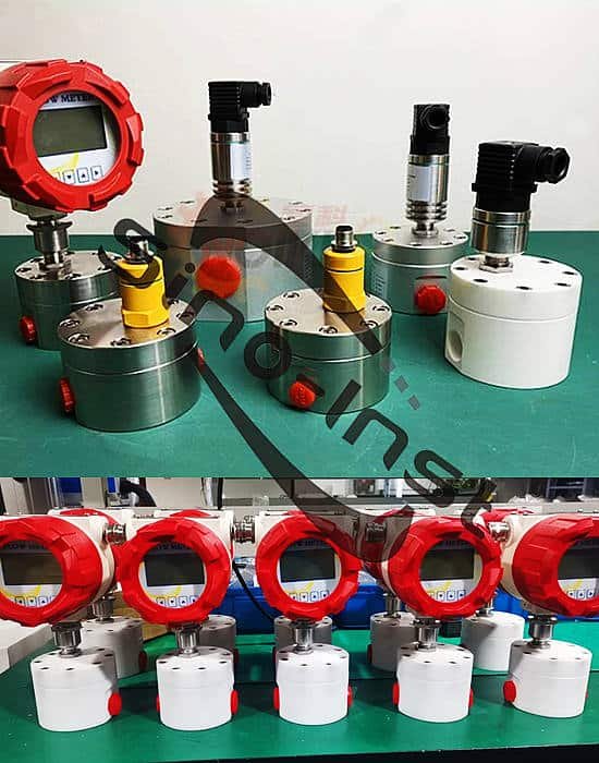 Gear flow meter