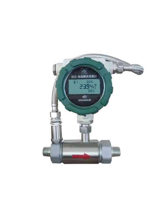 Threaded micro flow target type flowmeter