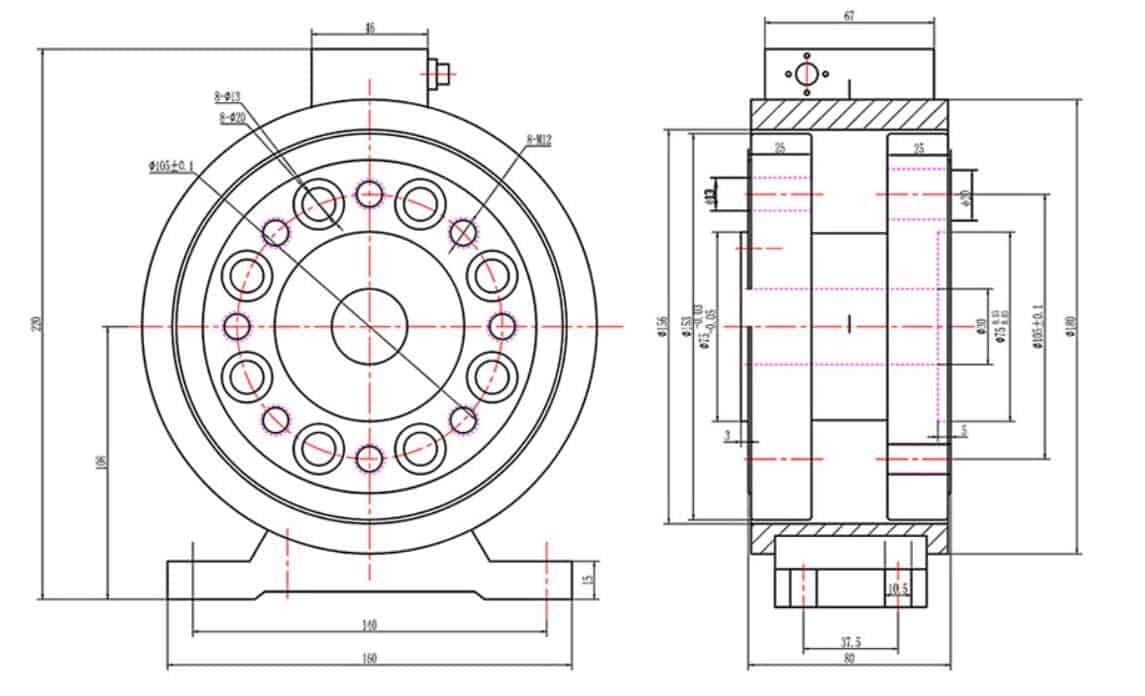807 Rotary Torque SensorHigh Speed Torque Sensor15000 Rpm