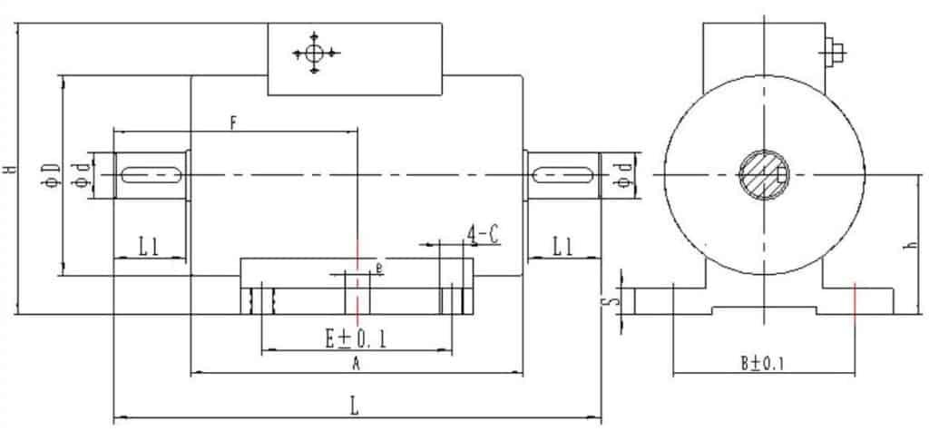 901 Inline Contactless Torque Sensor Dimensions 1
 