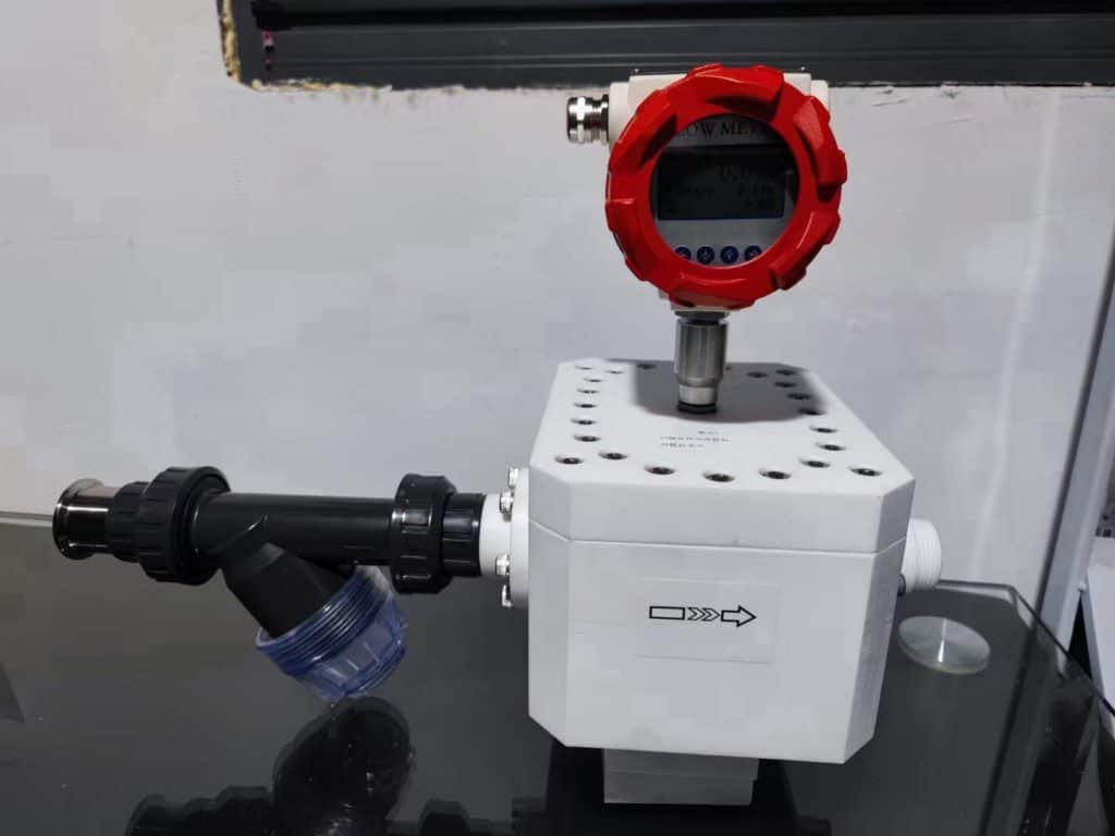 Gear flow meters for PVC pipe 2