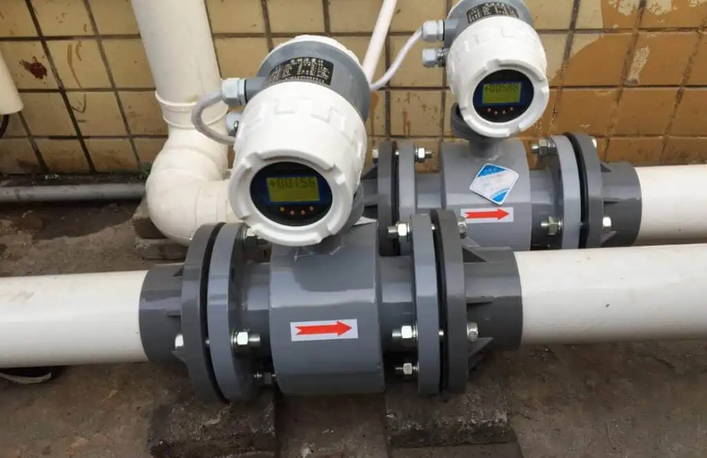 Magnetic flow meters for PVC pipes 3