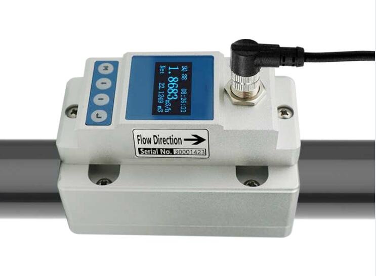 Strap on ultrasonic flow meter X3 for PVC pipes