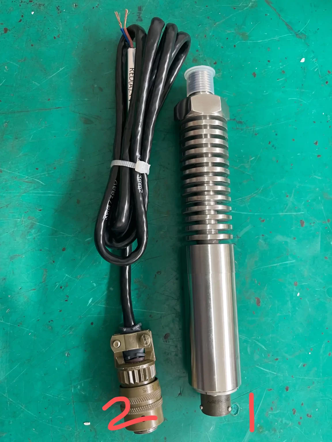 Pressure Transducer Connector with 6 Pin Bendix Connector