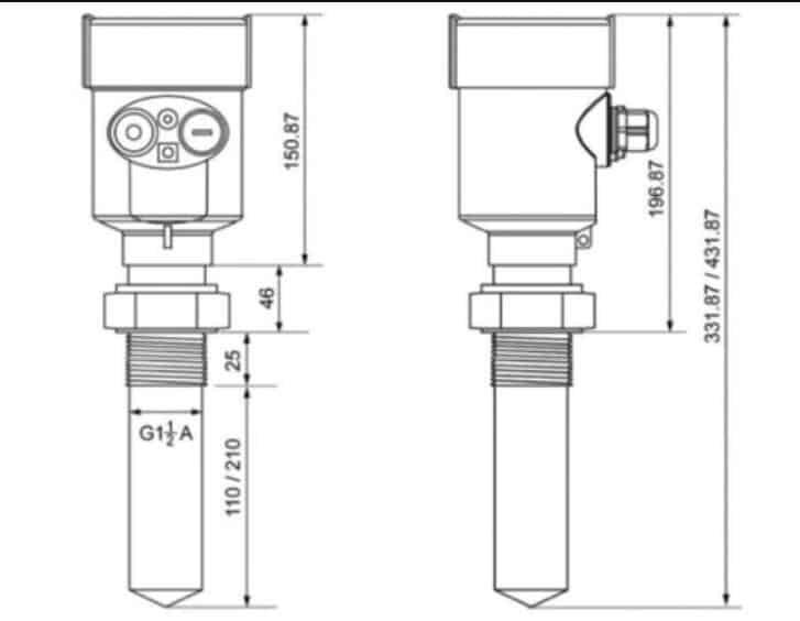 Rod Antennas- Radar level meter