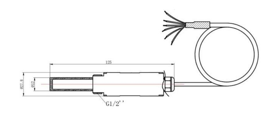 Dew Point Meter 602 Series Dimensions