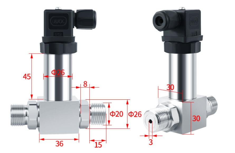 Low Cost Differential Pressure Sensor dimension