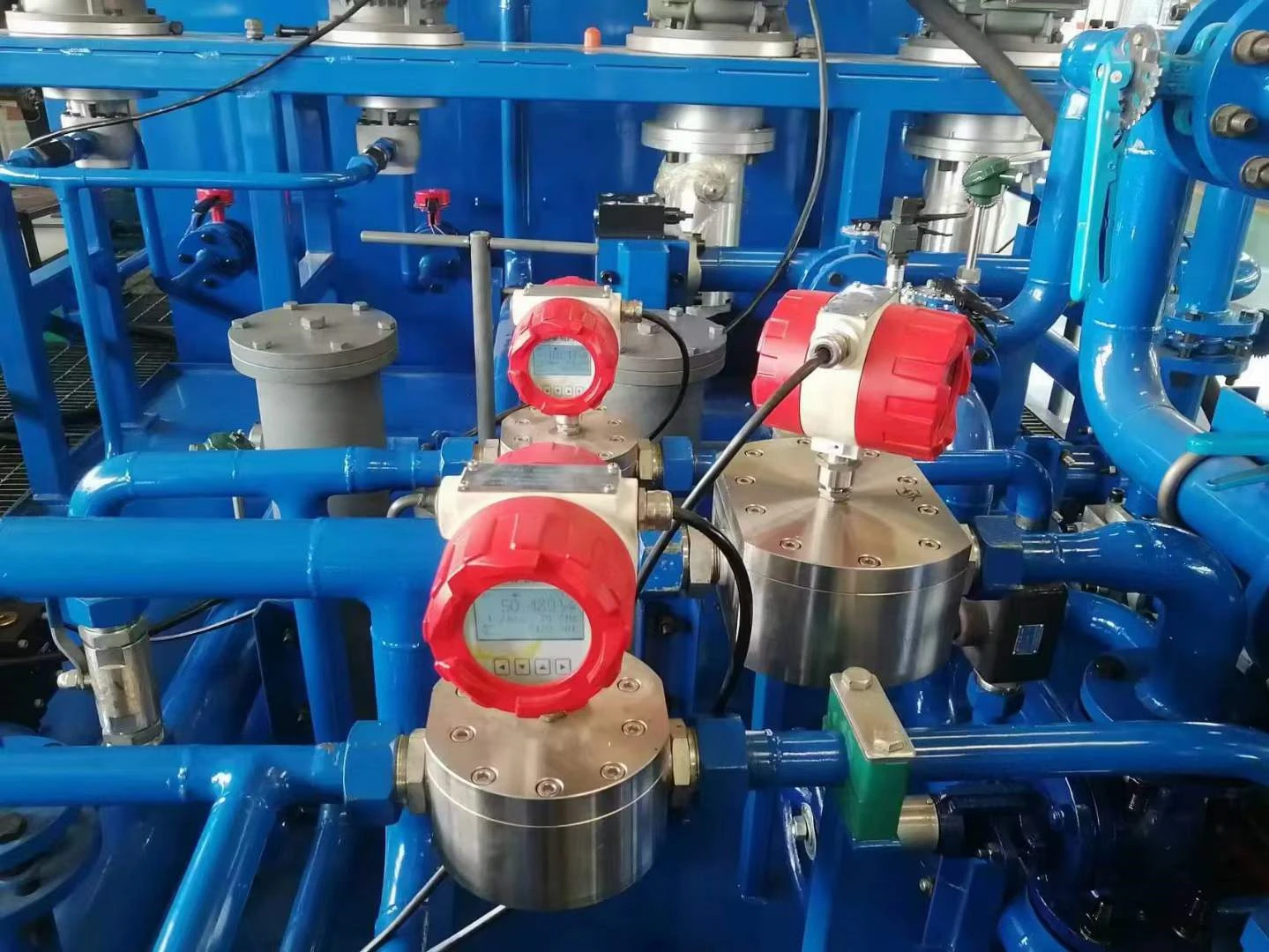 Ammonia flow meter installation in fertilizer plant